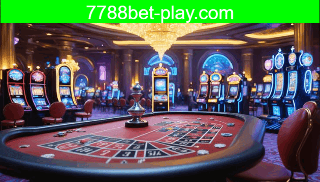 Interface do catálogo de jogos online 7788bet com categorias puzzles e party games